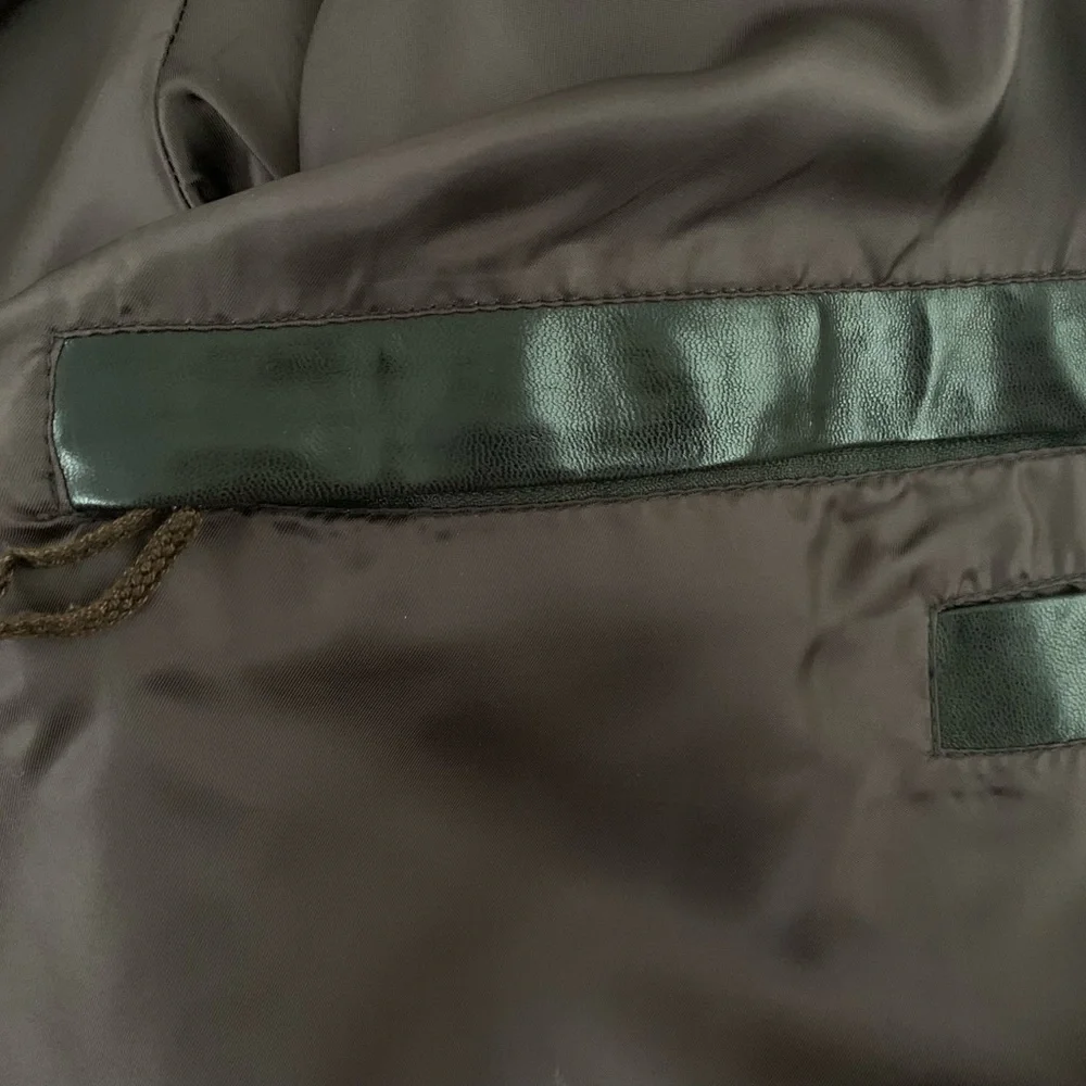 Faconnable Brown Lambskin Leather Jacket. Large. Beautiful. Excellent condition - Picture 12 of 12